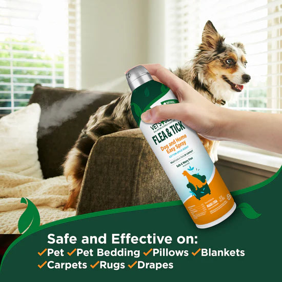 Vet's Best Flea & Tick Spray for Dogs Cotton Spice Scent