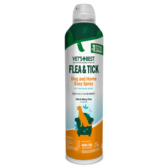 Vet's Best Flea & Tick Spray for Dogs Cotton Spice Scent