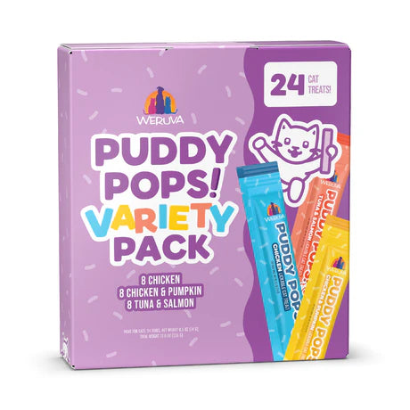 Weruva Puddy Pops Variety Box 24-Count