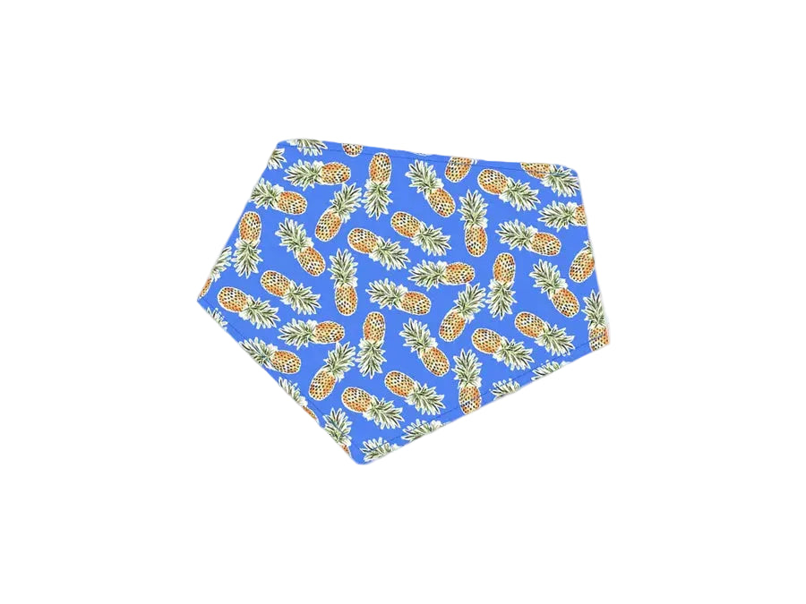 Bibby Bubby Bandana - Blue Pineapples