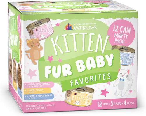 Weruva Kitten Fur Baby Favorites Variety 12-Pack