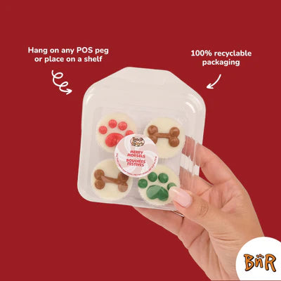 Bosco & Roxy's Merry Woofmas Peanut Butter Treat Cups