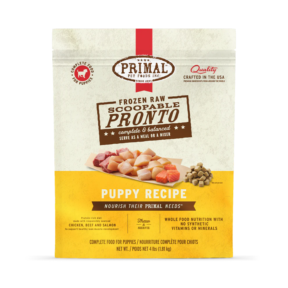 Primal Raw Pronto Puppy Recipe