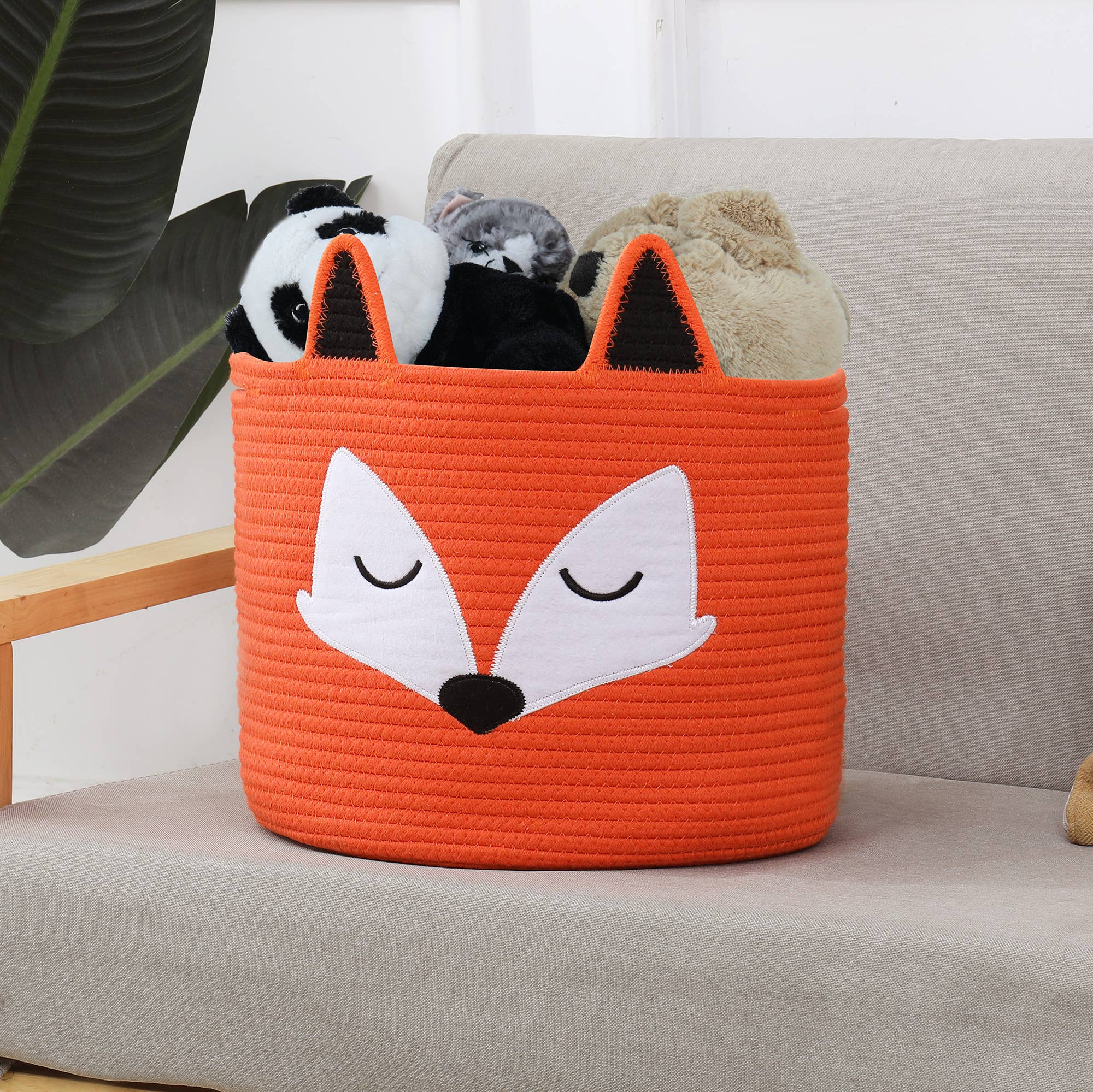 Park Life Designs Fred the Fox Organic Cotton Storage Basket