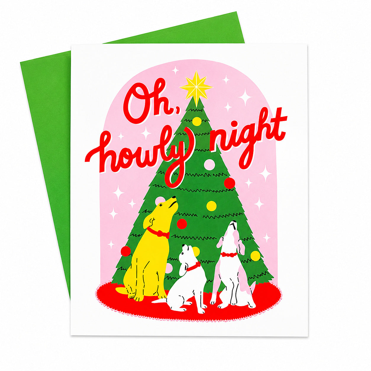 5 Eye Studio Christmas Card - Oh Howly Night