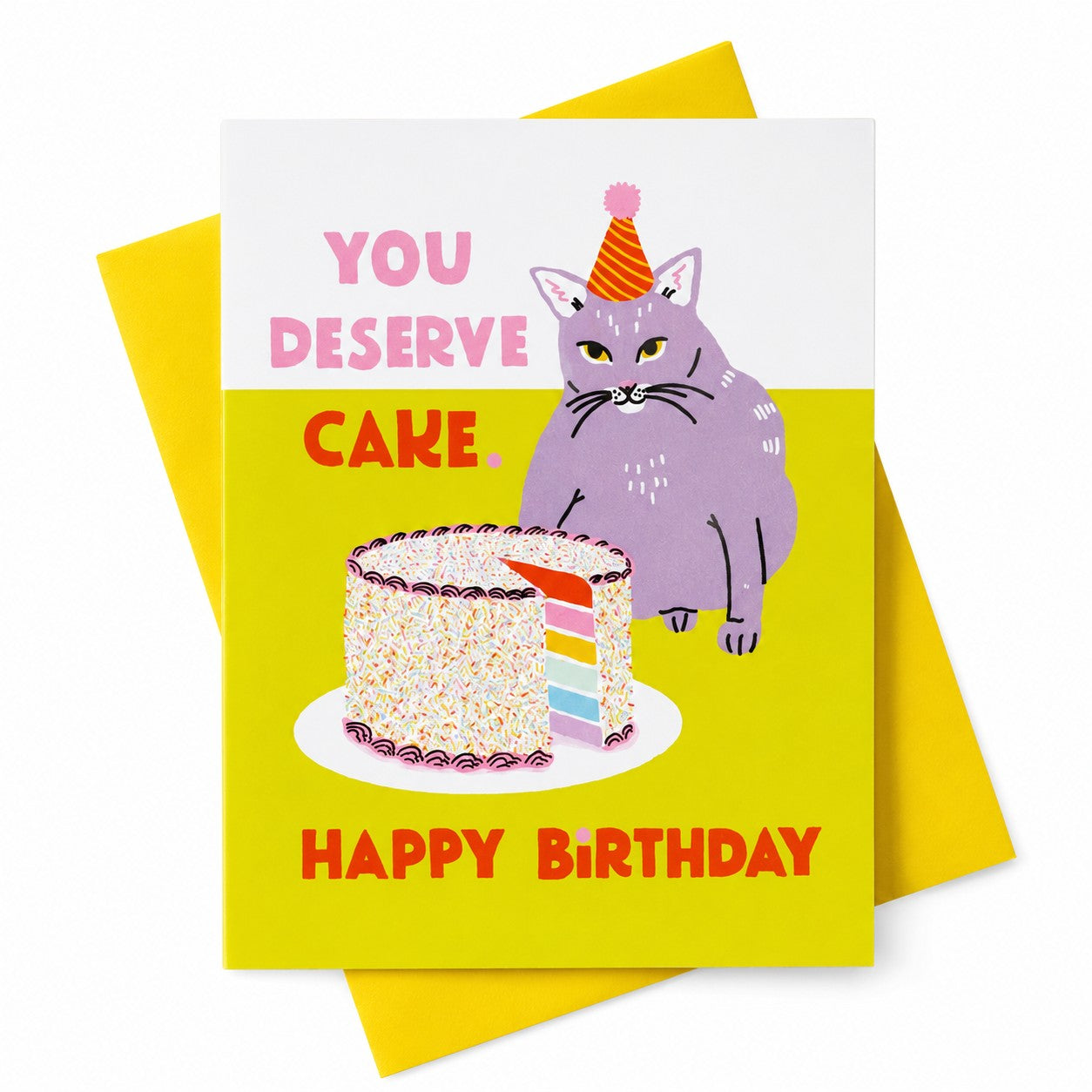 5 Eye Studio Birthday Card - You Deserve Cake