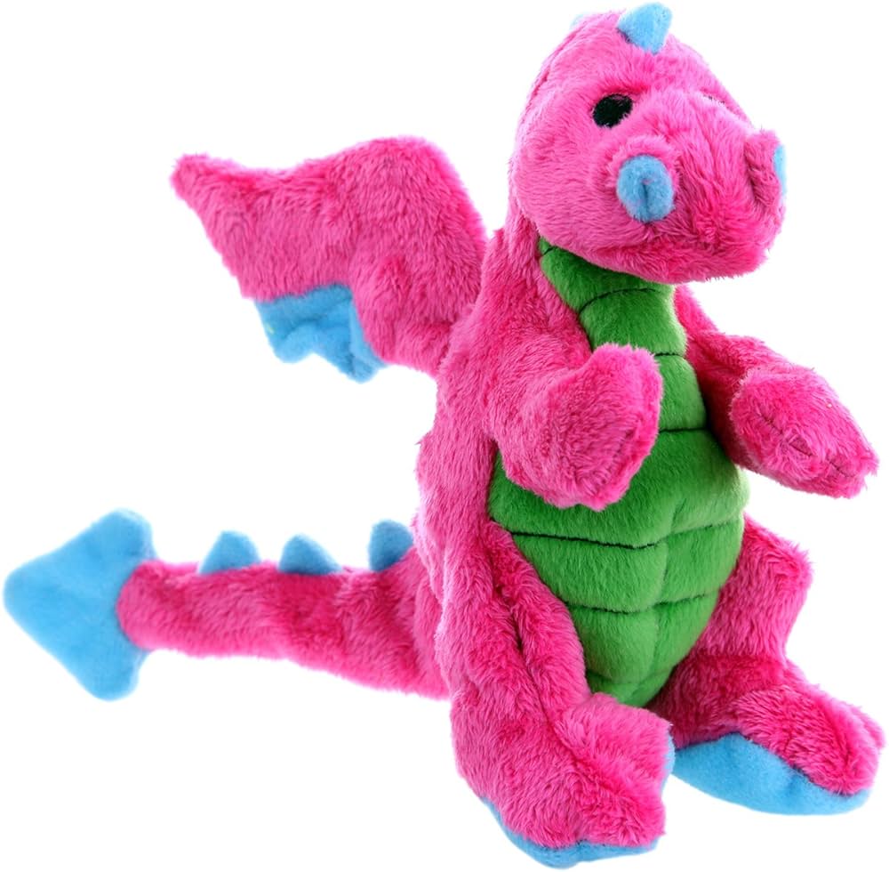 GoDog Low-Stuff Dragon with Chew Guard