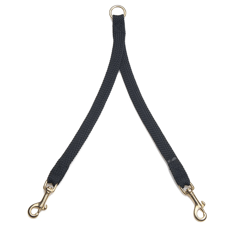 Mendota 2-Dog Coupler Black