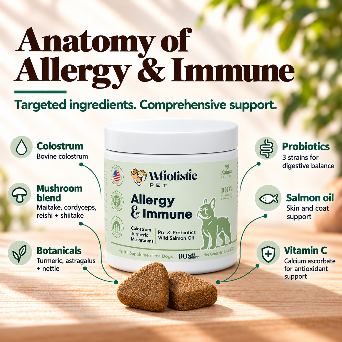 Wholistic Pet Allergy & Immune Soft Chews