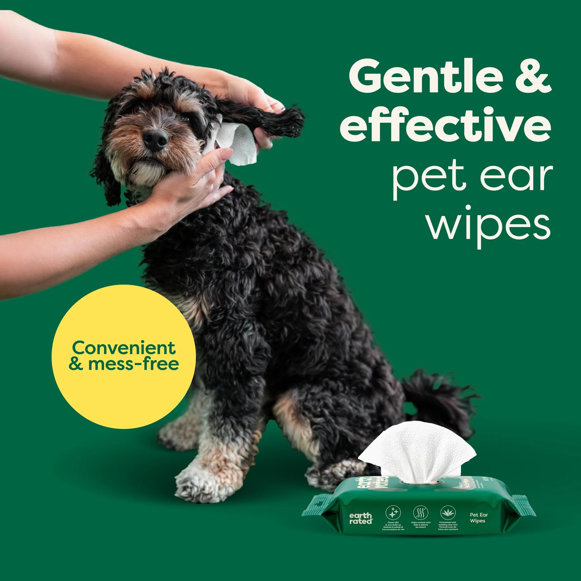 Earth Rated Dog Ear Wipes
