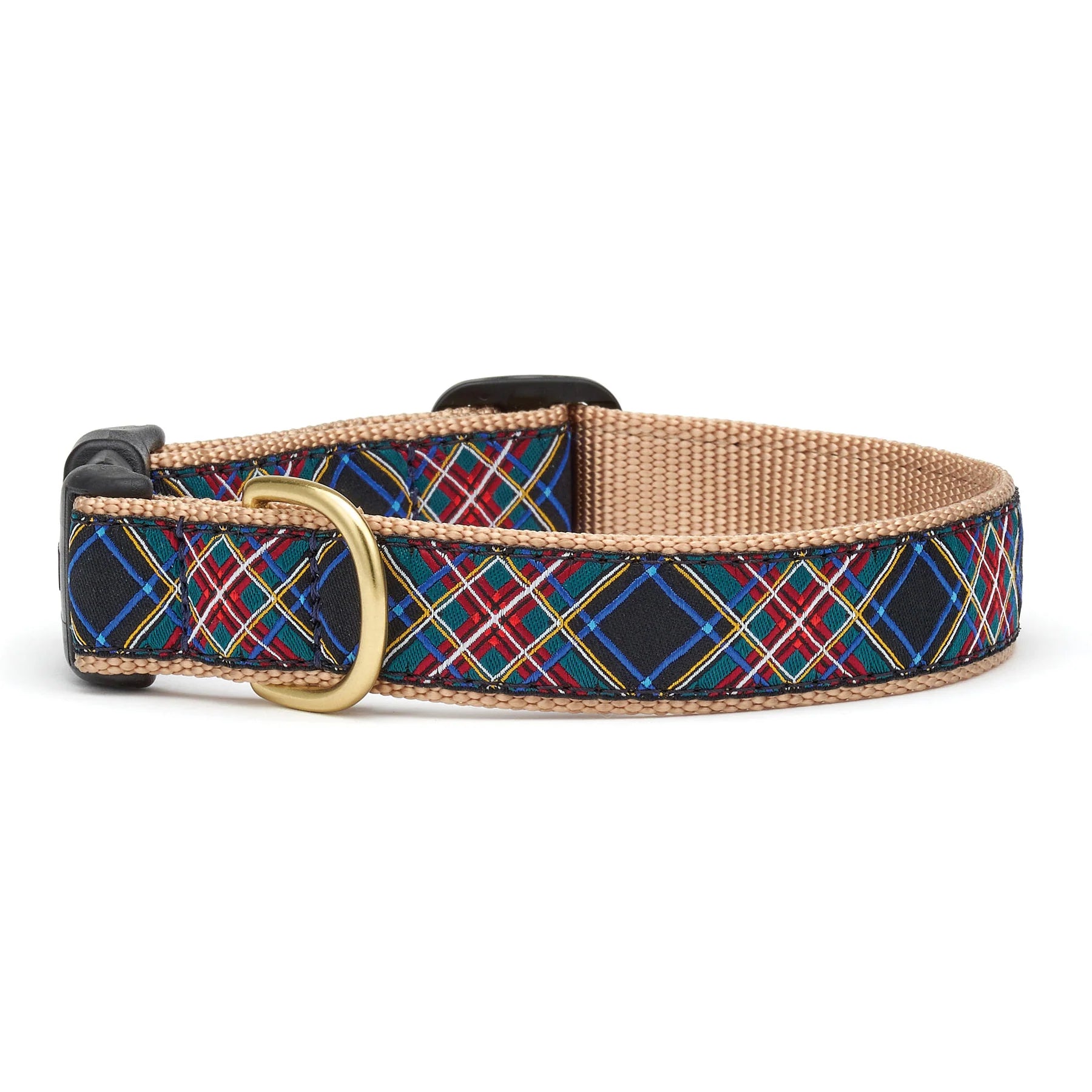 Up Country Collar Black Tartan