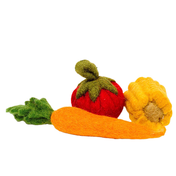 Karma Cat Wool Veggies 3-Pack