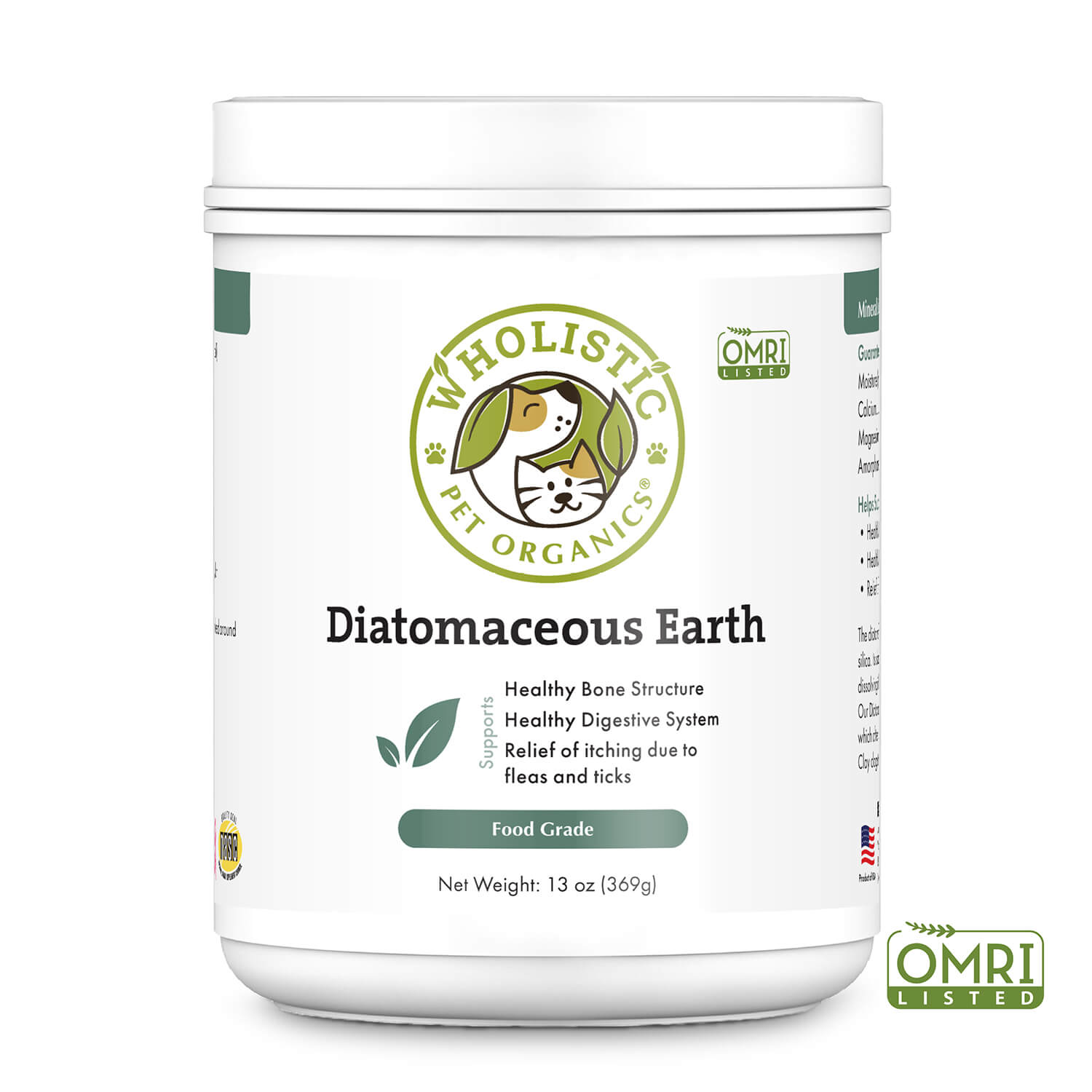 Wholistic Pet Organics Diatomaceous Earth