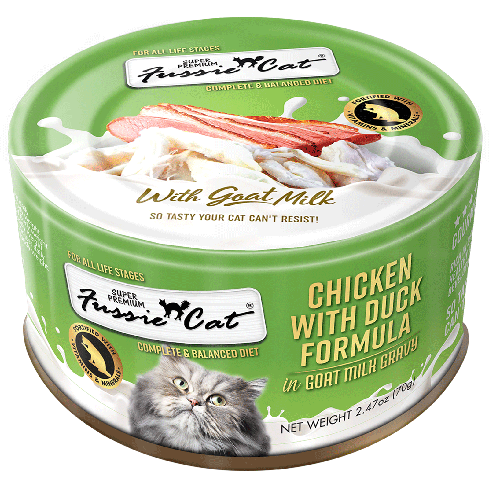 Fussie Cat Chicken & Duck in Goat Milk