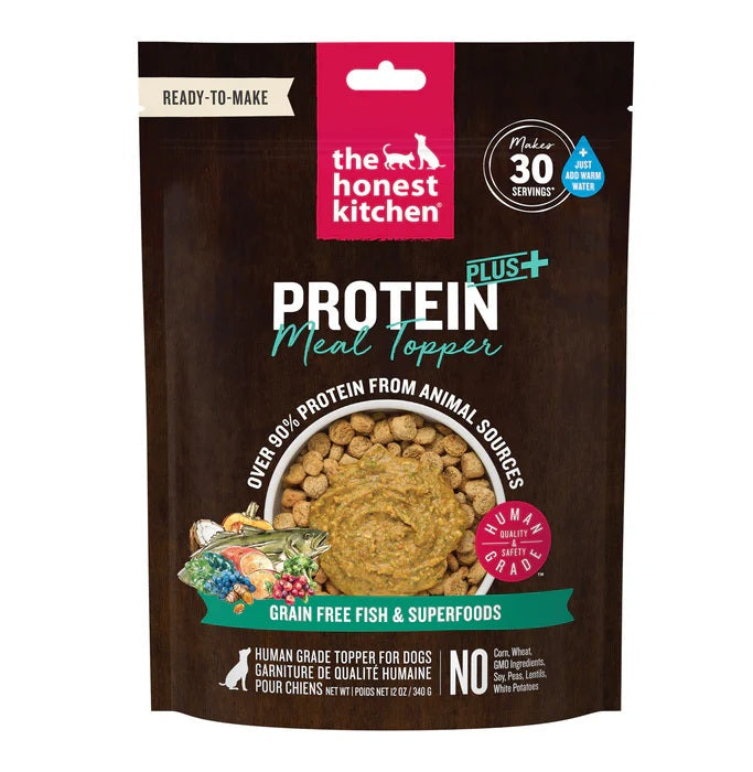 Honest Kitchen Protein Plus Fish with Superfoods Dehydrated Dog Food Topper