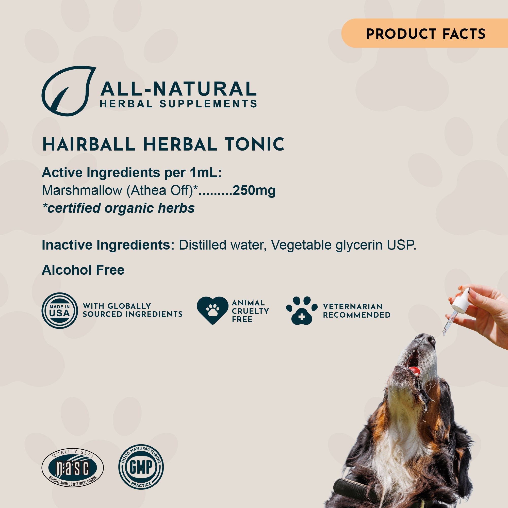 Animal Essentials Hairball Relief Tincture