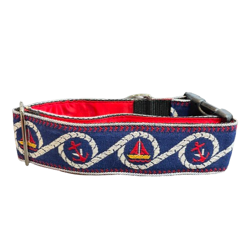 Mackenzie Collar Nautical Ropes Blue