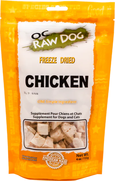 OC Raw Freeze-Dried Chicken Pieces
