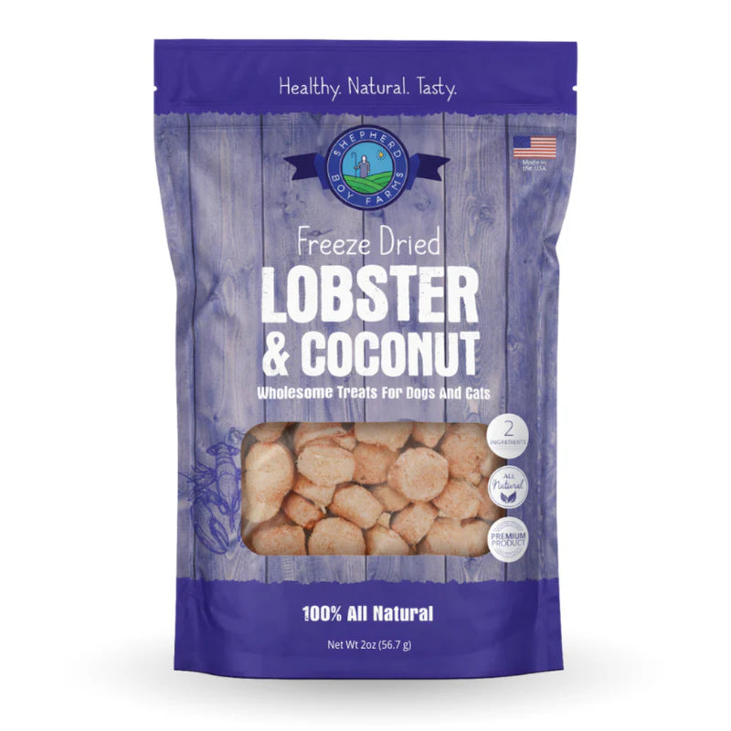 Shepherd Boy Farms Lobster & Coconut Freeze-Dried Treats