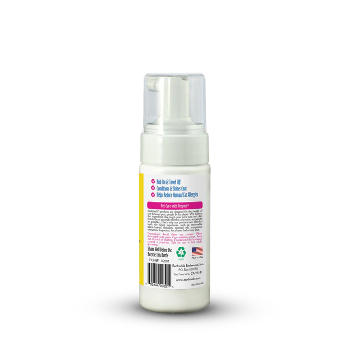 Earthbath Cat Hypoallergenic Waterless Grooming Foam