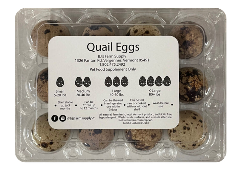 BJ's Farm Supply Fresh Quail Eggs