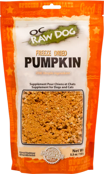 OC Raw Freeze-Dried Pumpkin