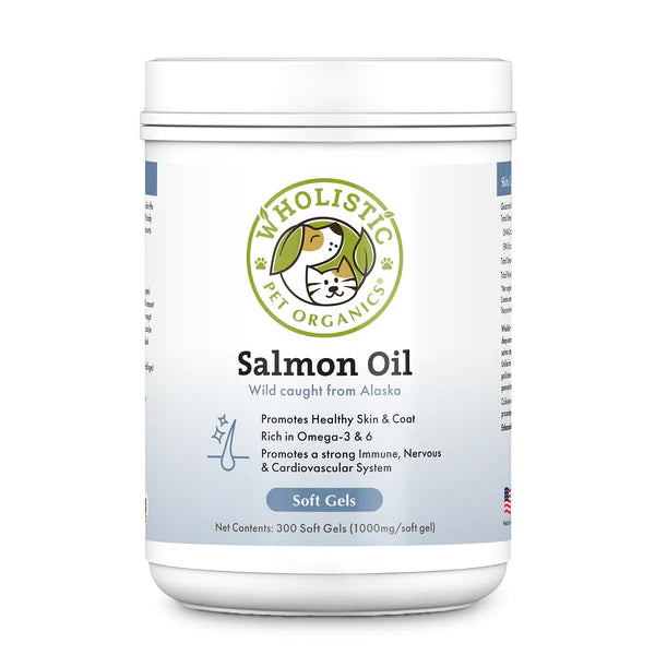 Wholistic Pet Organics Wild Salmon Oil Soft Gels