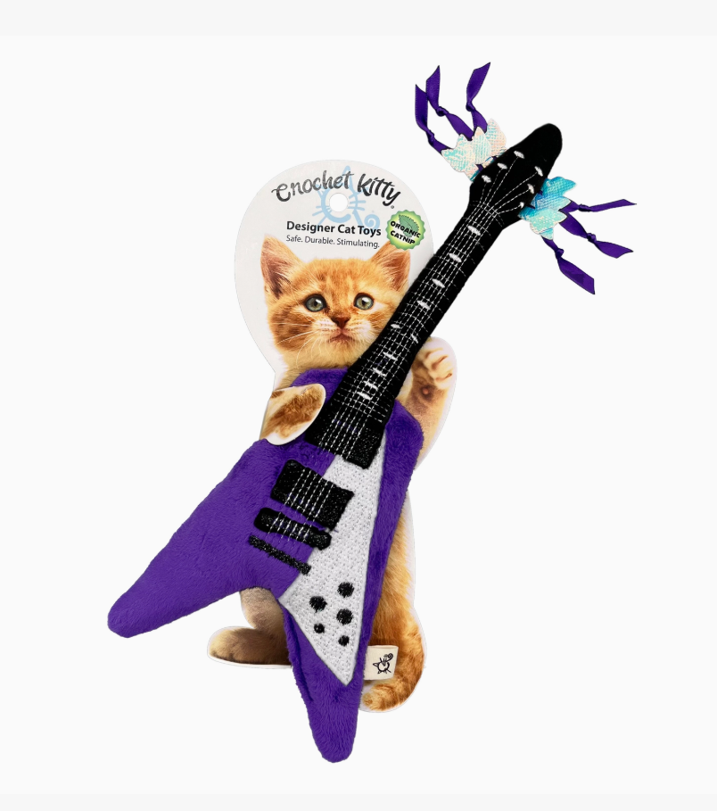 Crochet Kitty Guitar Kicker