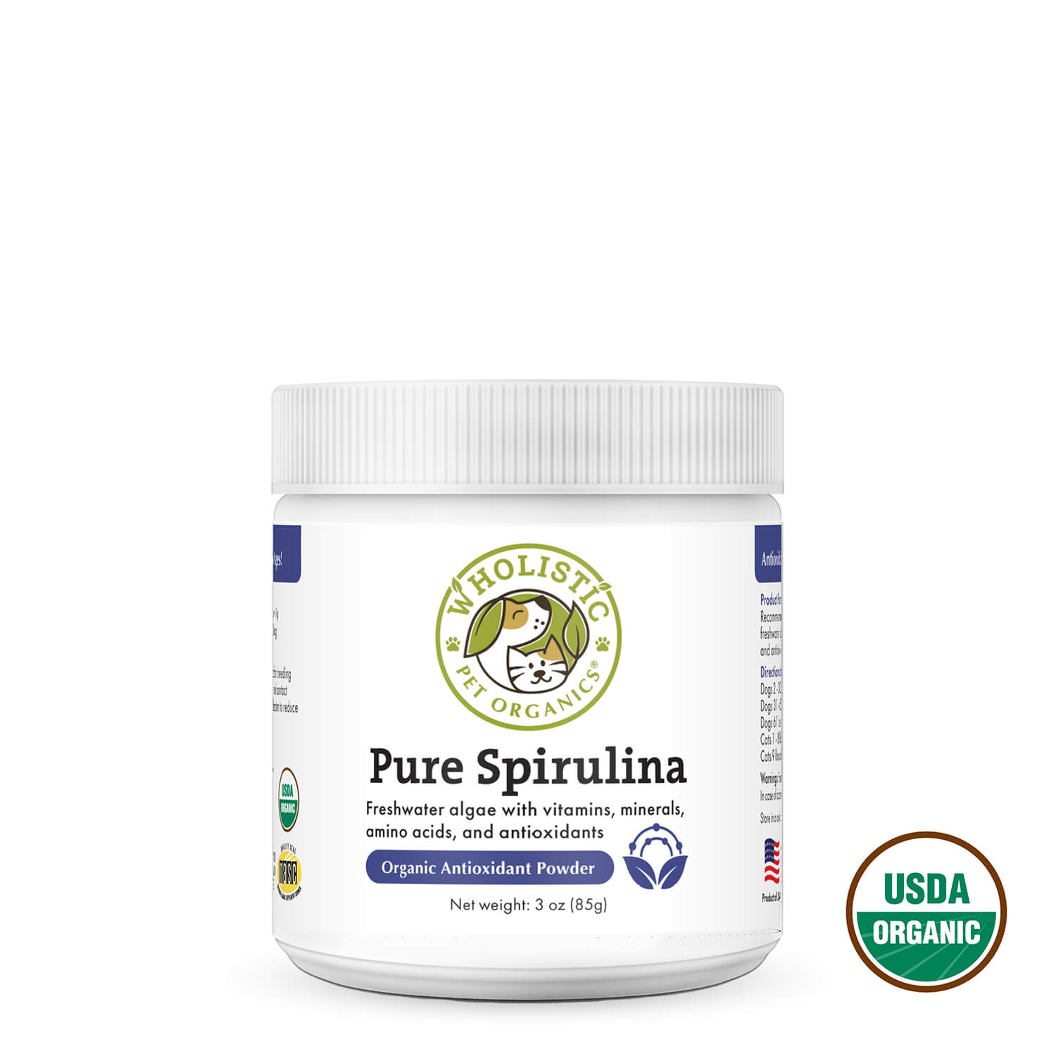 Wholistic Pet Organics Spirulina Powder