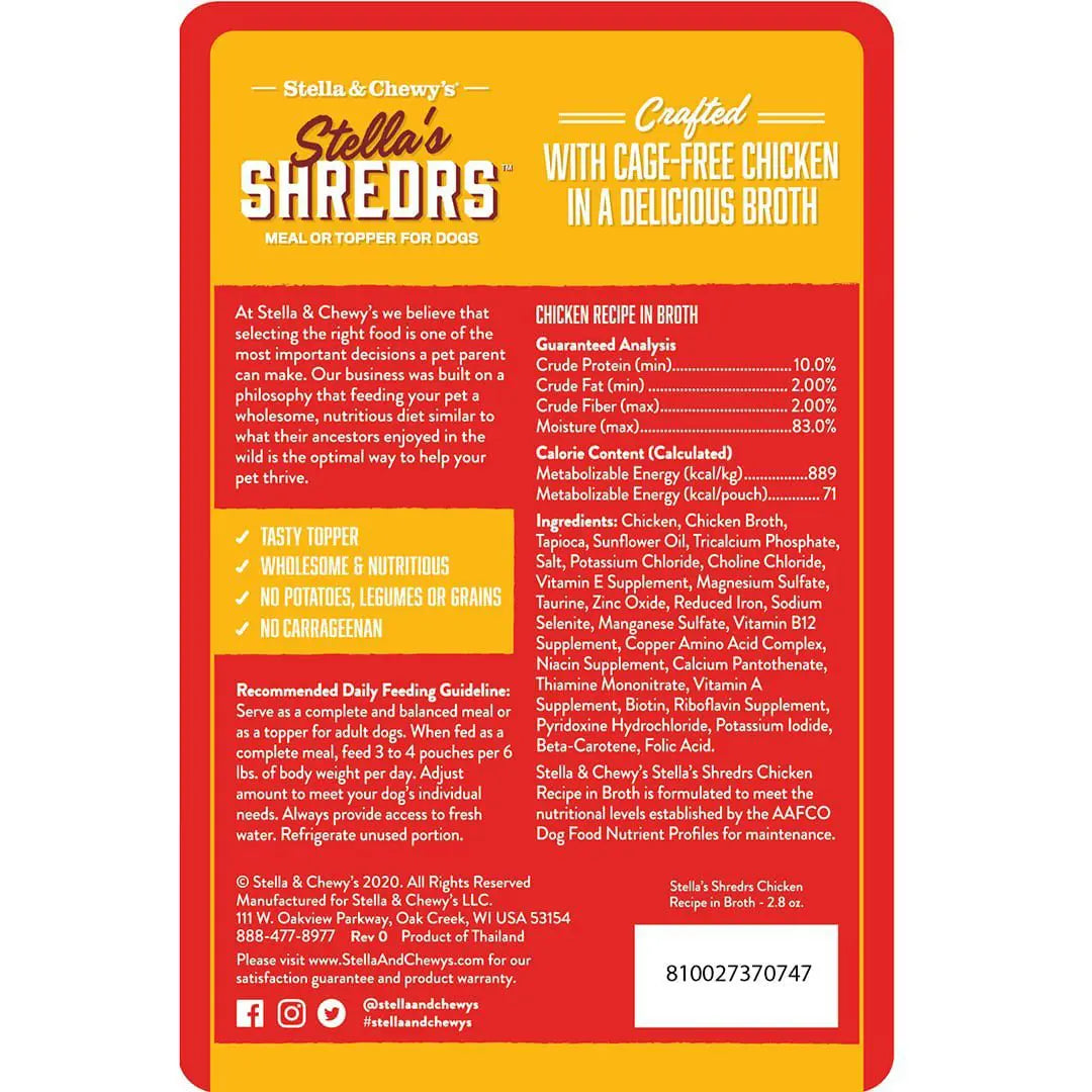 Stella & Chewy's Shredrs Chicken