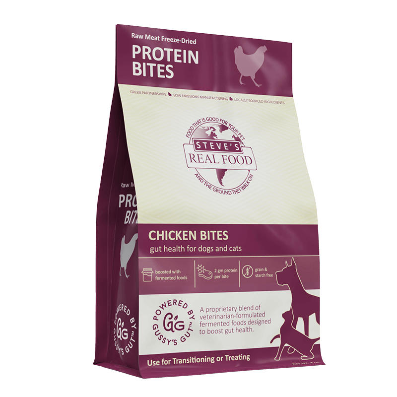 Steve's Freeze-Dried Gut Boosting Protein Bites Chicken