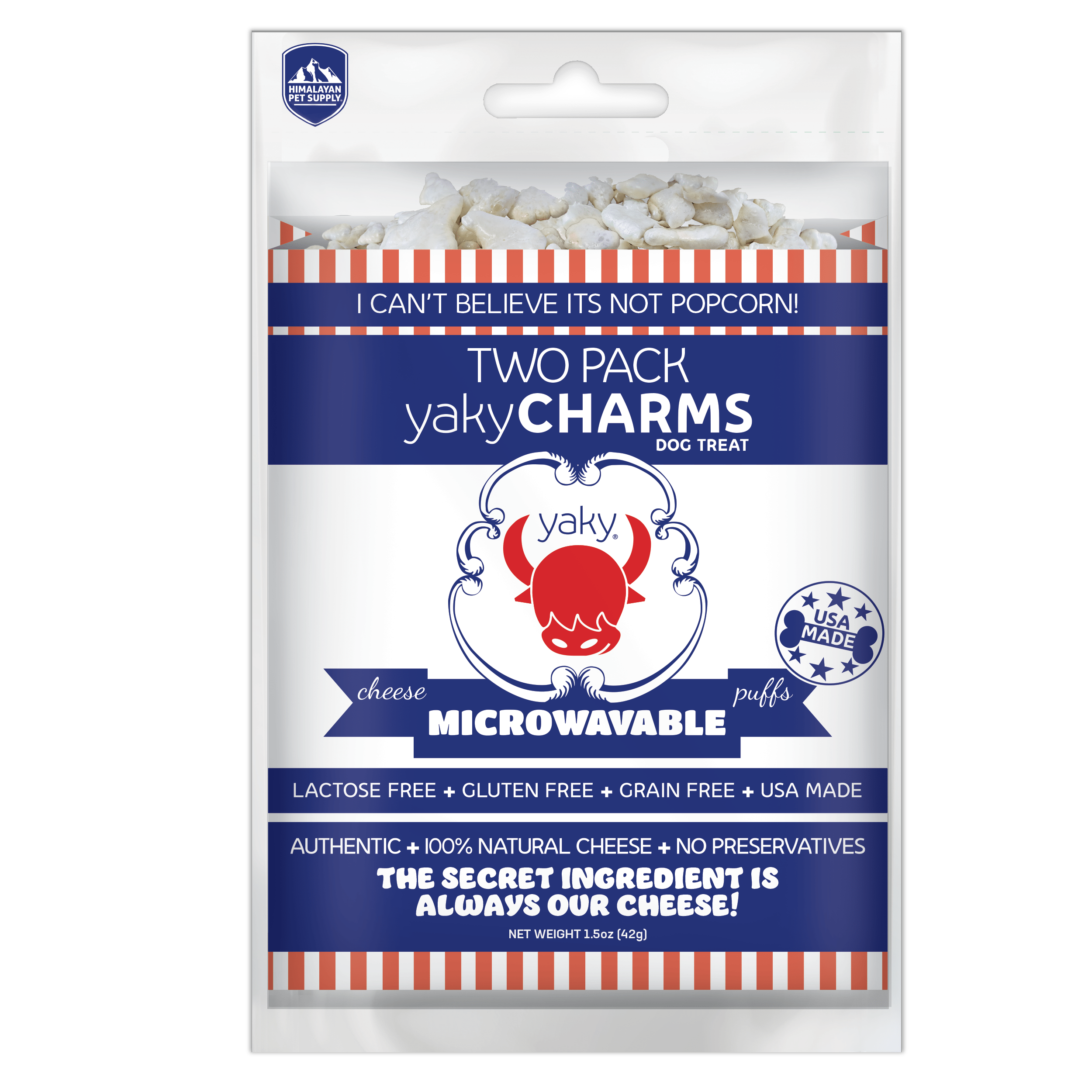 Himalayan Yaky Charms Microwavable Cheese Puff Treats