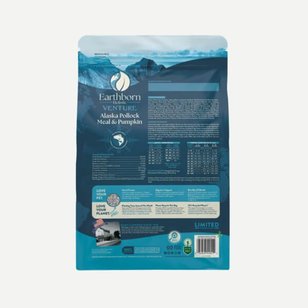 Earthborn Venture Limited-Ingredient Pollock & Pumpkin