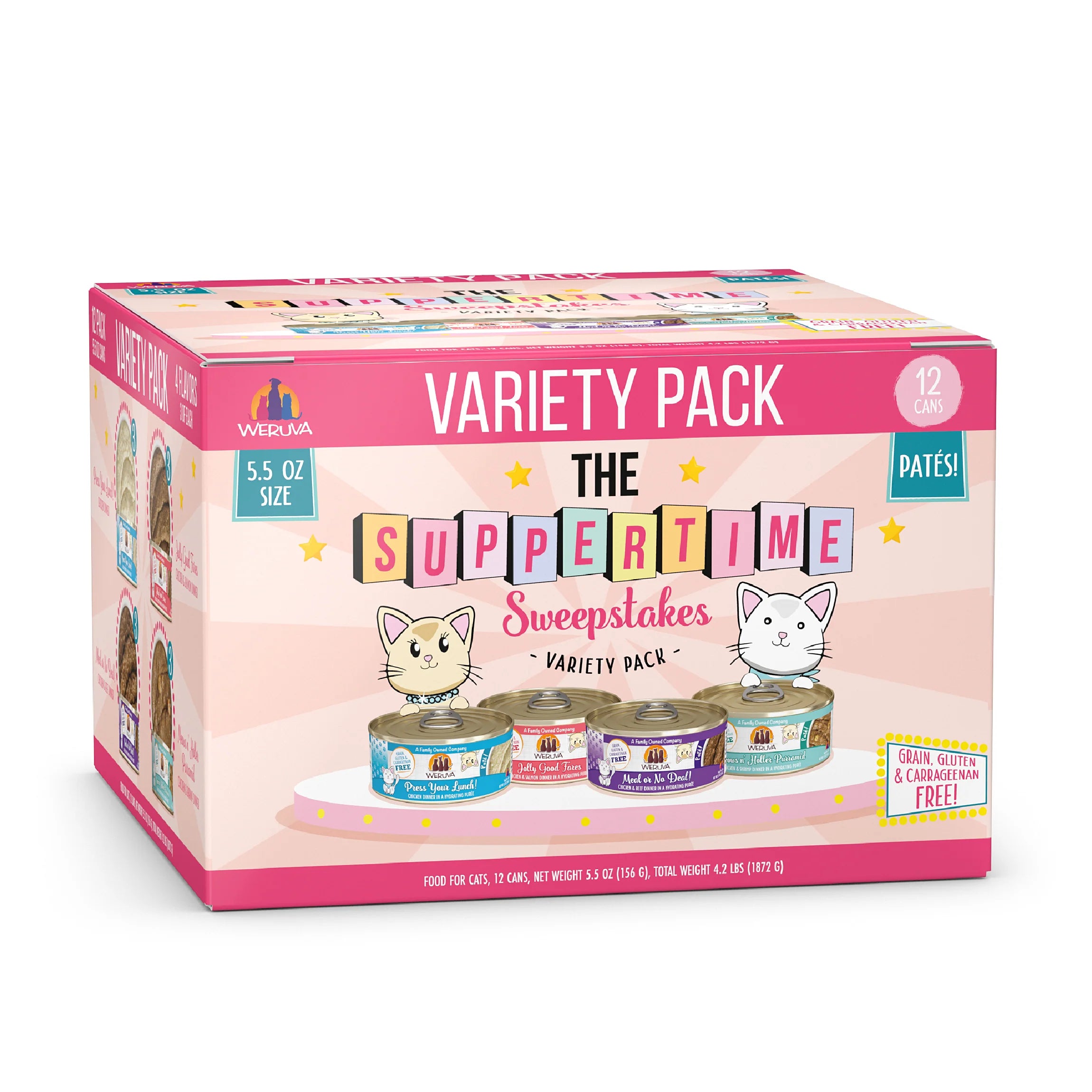 Weruva Suppertime Sweepstakes Pate Variety Pack