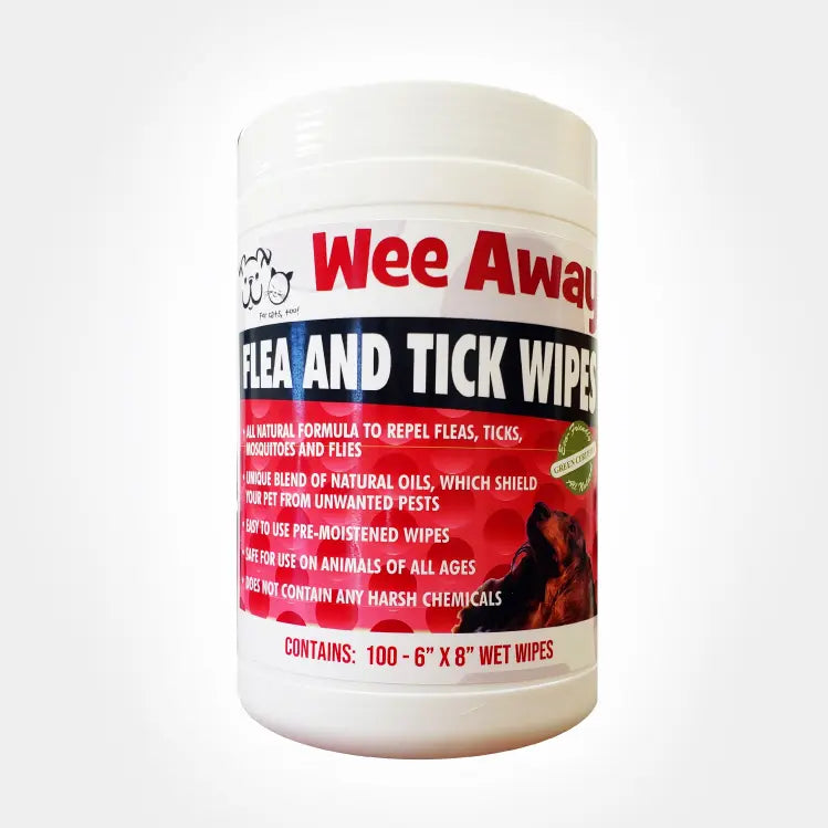 Wee Away Flea & Tick Wipes