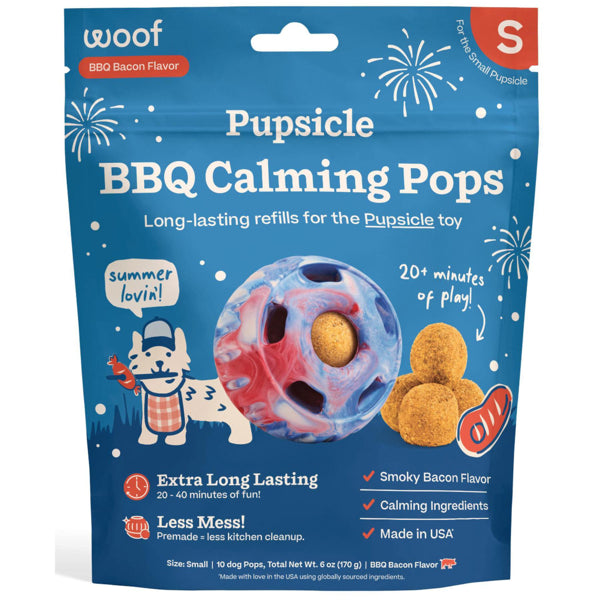 Woof Pupsicle Refill Calming Pops 4th Of July BBQ