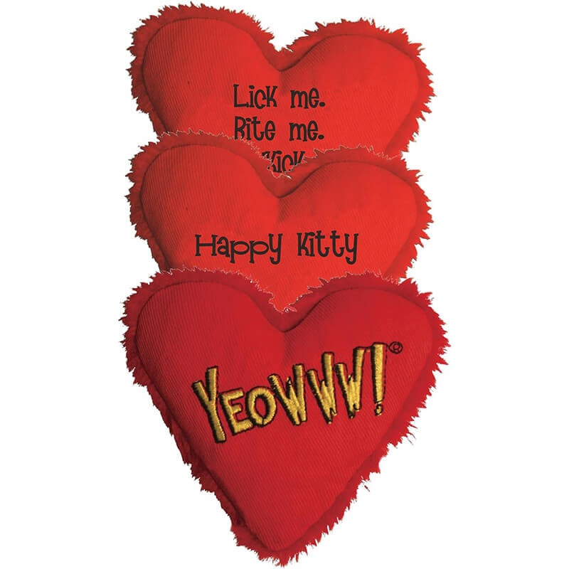 Yeowww! Heart Attack Catnip Pillow