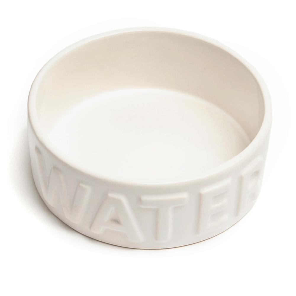 Park Life Designs Classic White Pet Bowl