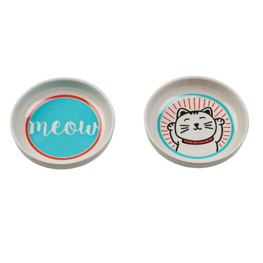 Ore' Pet Lucky Cat Bowl Gift Set