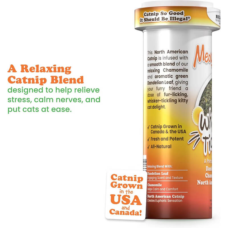 Meowijuana Whisker Tickler Catnip, Chamomile and Dandelion Blend