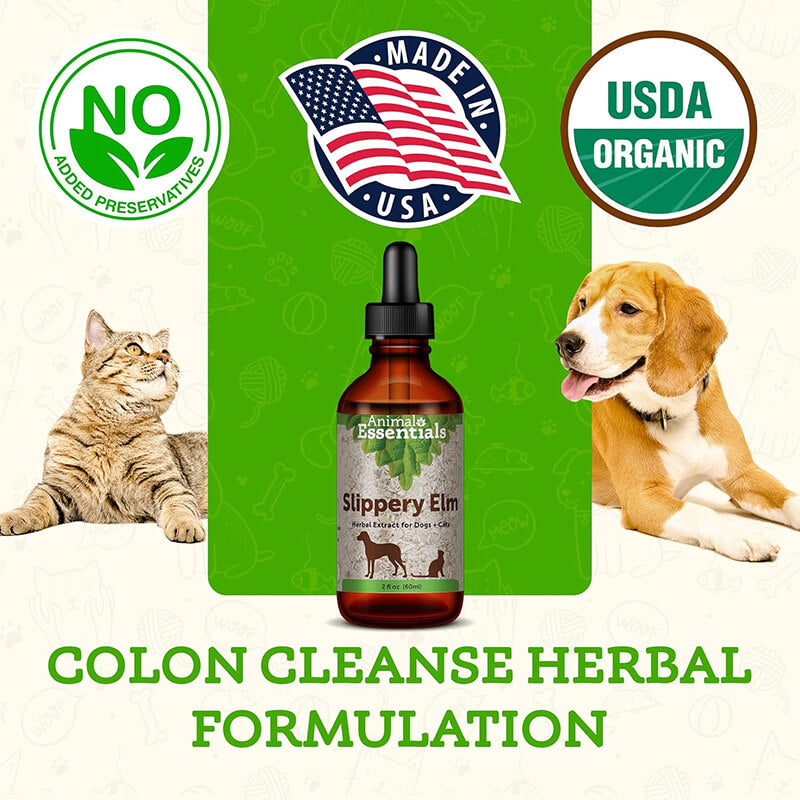Animal Essentials Slippery Elm Herbal Extract for Dogs & Cats