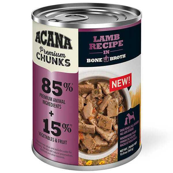 Acana Premium Chunks Lamb Recipe in Bone Broth