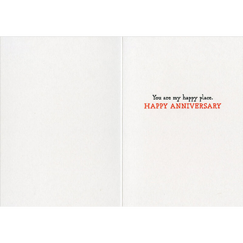 Avanti Anniversary Card - 2 Dogs on Dock with Rain