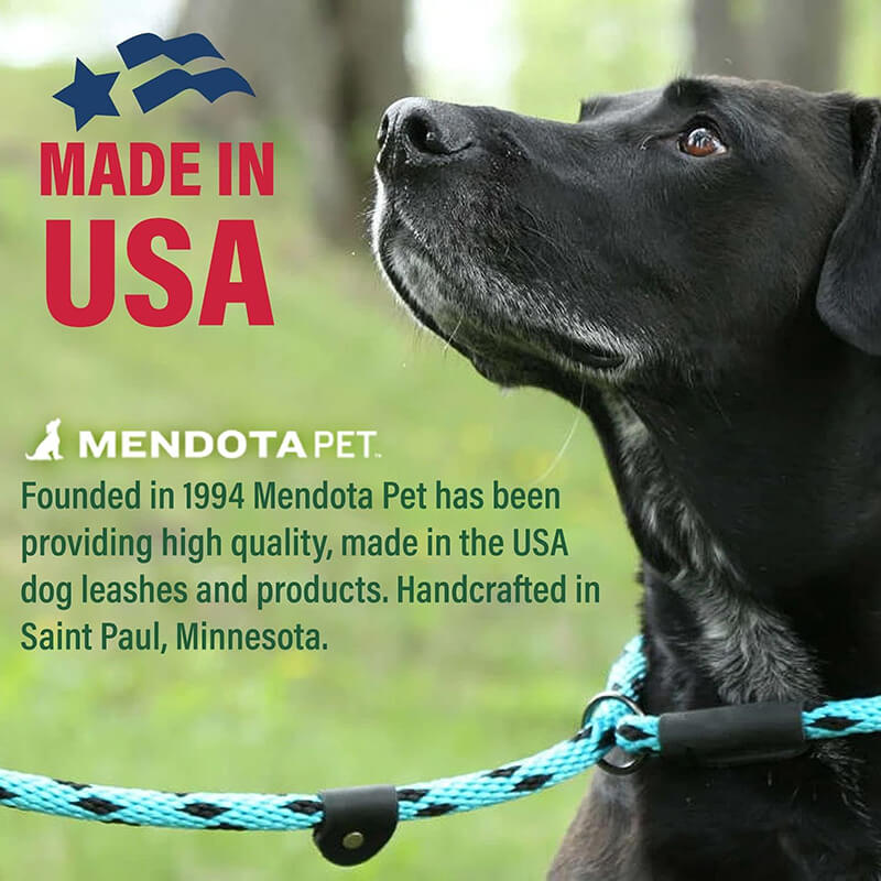 Mendota Rope Slip Lead Black Confetti