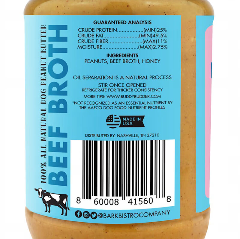 Bark Bistro Buddy Budder Beef Broth