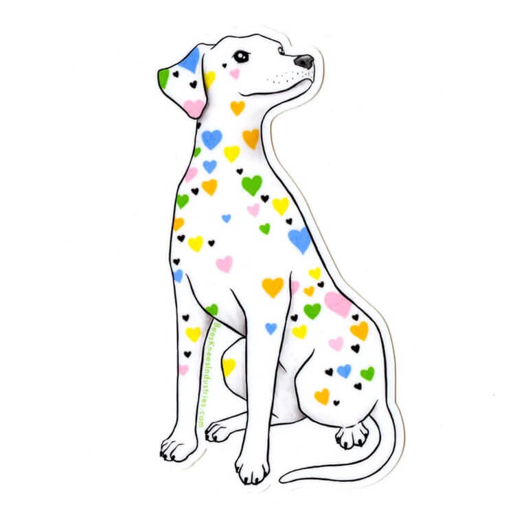 Bee's Knees Industries Sprinkle Dalmatian Vinyl Sticker