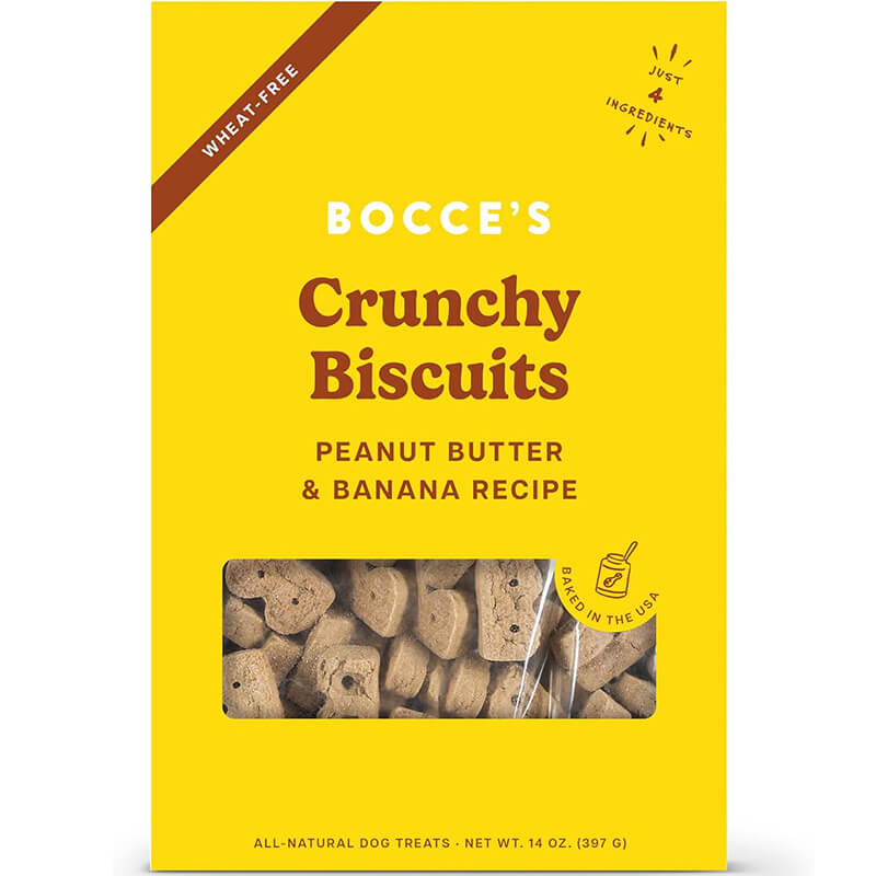 Bocce's Crunchy Biscuits Peanut Butter & Banana