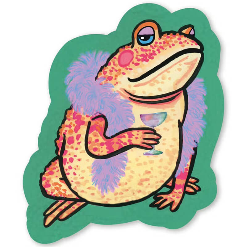 Cactus Club Toadally Fabulous Sticker