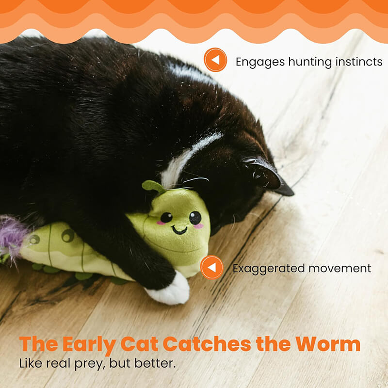 Catstages Wiggle Worm Flopping Toy