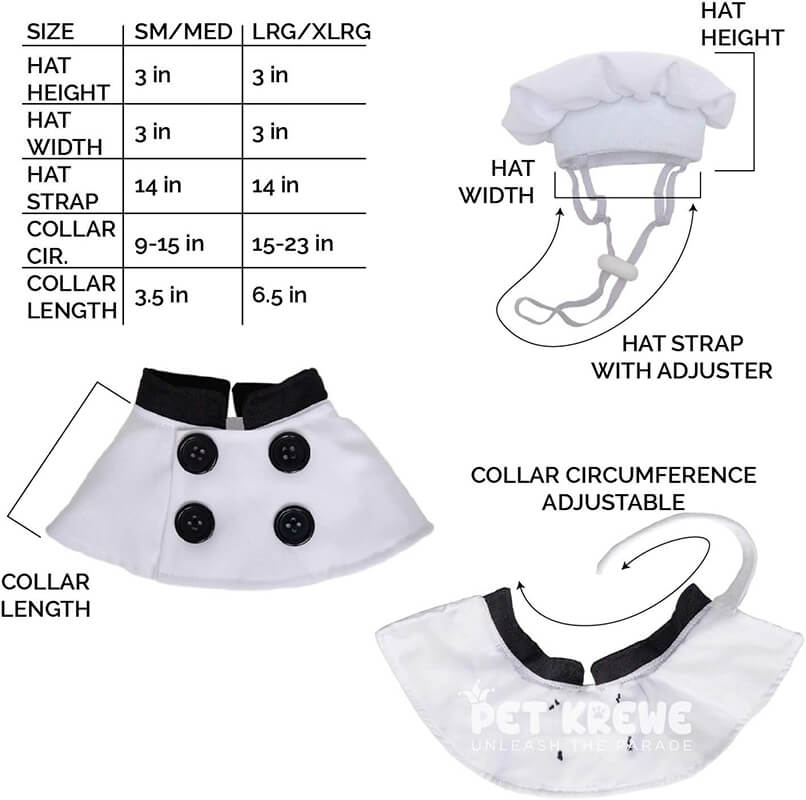 Chef Uniform Costume for Pets